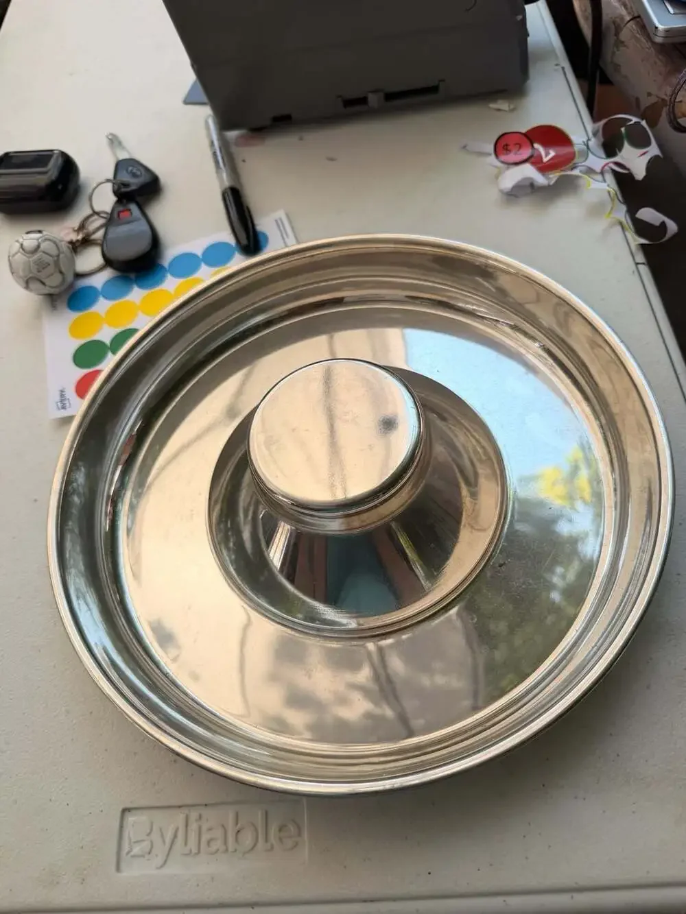 2 Stainless Steel Puppy Weaning Saucer Bowl